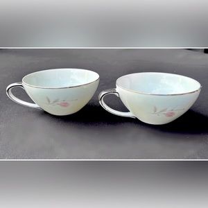 MIKASA My Love #8243 Fine Porcelain China Teacups Coffee cups set of 2.